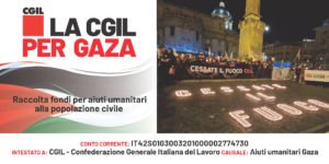 raccolta fondi per la popolazione civile palestinese a GAZA
