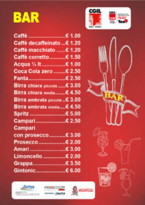 menu bar festa cgil forli cesena