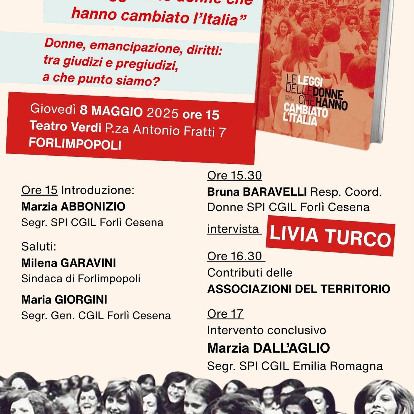 Livia Turco a Forlimpopoli